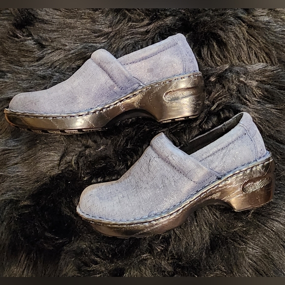 b.o.c. Peggy Navy Blue & Black Clogs Women's Size 7.5 - Picture 2 of 15